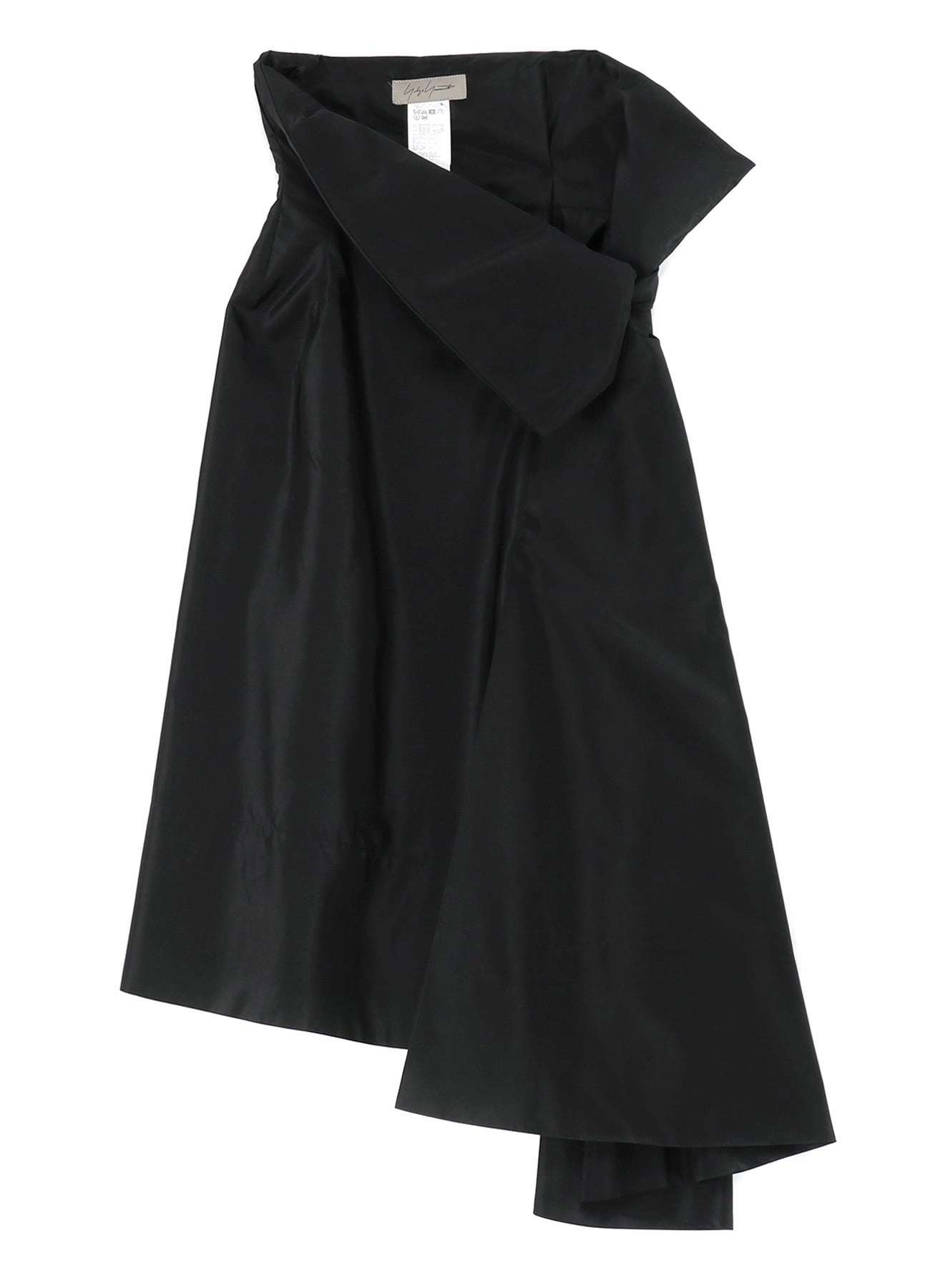 TAFFETA DRAPE SKIRTS Comfy Feel Tapered leg