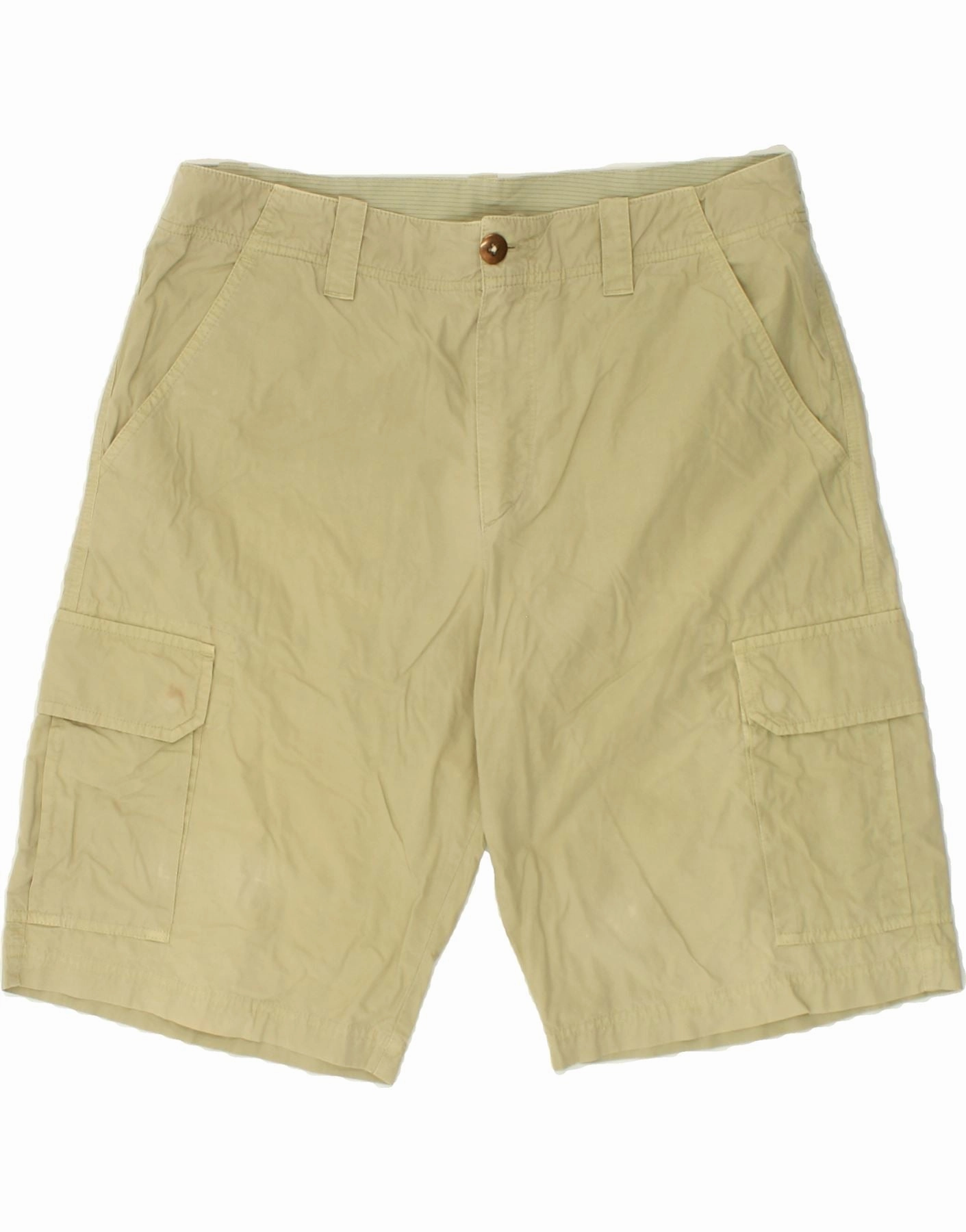 CIESSE PIUMINI Mens Cargo Shorts IT 52 XL W36 Beige Cotton camping clothing Stretch Flex