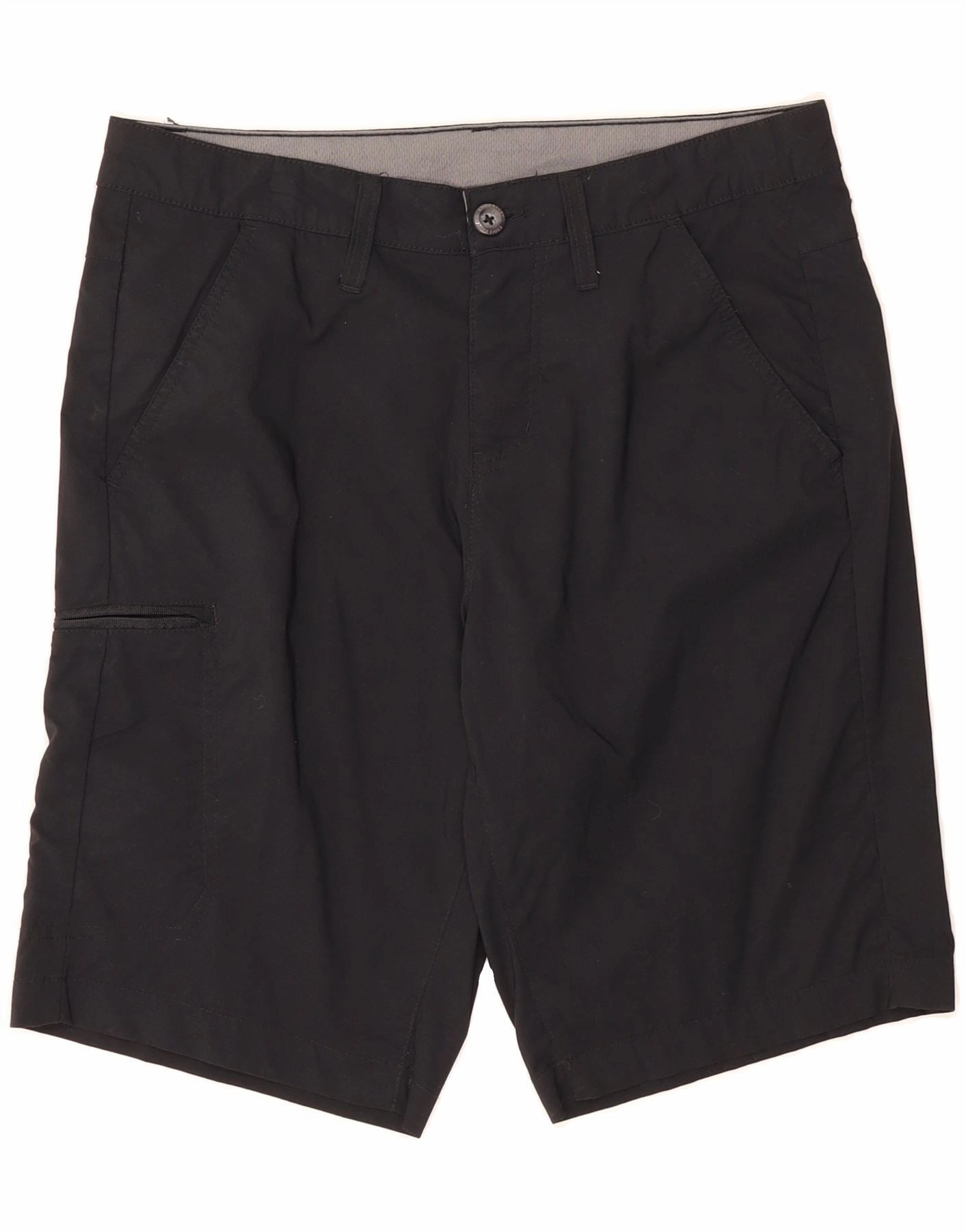 back-to-school Weekend Outing EDDIE BAUER Mens Cargo Shorts W30 Medium Black Polyester