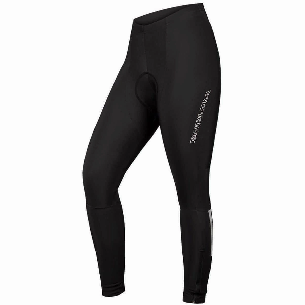 Winter Sports Shape Retain Endura FS260-Pro Thermo Womens Cycling Tights - Black