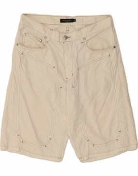 UPF Sun Protection MARINA YACHTING Mens Casual Shorts W33 Medium White