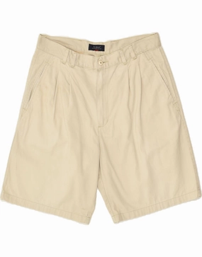 Active Motion ROY ROGERS Mens Pegged Chino Shorts W34 Large Beige Cotton