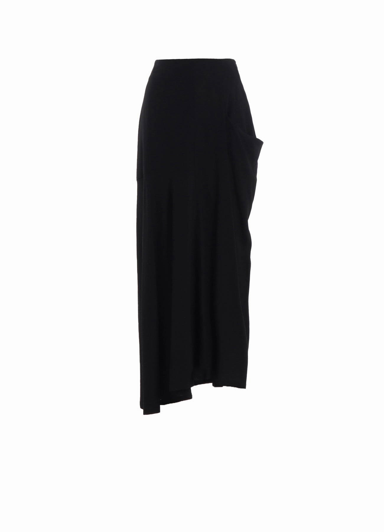RAYON/CAMBRIC LEFT CLOTH SKIRT Slim Fit Wear
