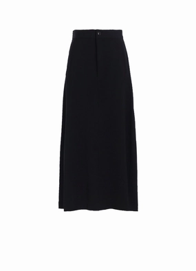 WOOL GABARDINE LINE SKIRT Slim Fit Design