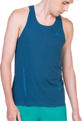 Air Force Long - term - usable Ronhill Tech Race Mens Running Vest - Blue