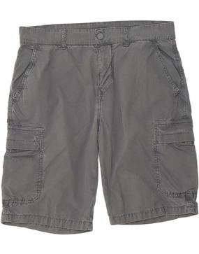 COLMAR Mens Cargo Shorts IT 48 Medium W32  Grey Cotton Classic Comfort wrinkle - resistant