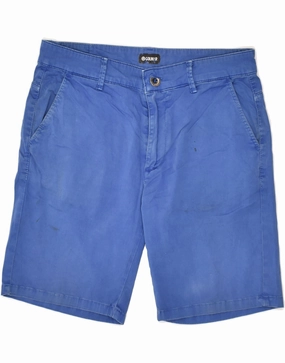 COLMAR Mens Chino Shorts IT 46 Small W32  Blue Cotton rooftop party look