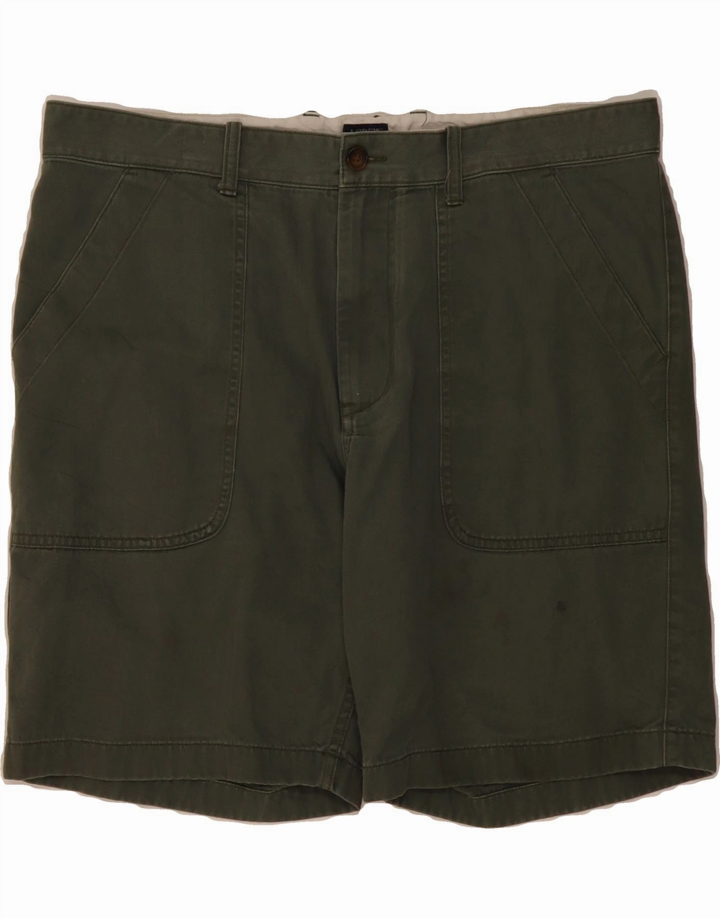 Simple Style J. CREW Mens Chino Shorts W36 Large Green