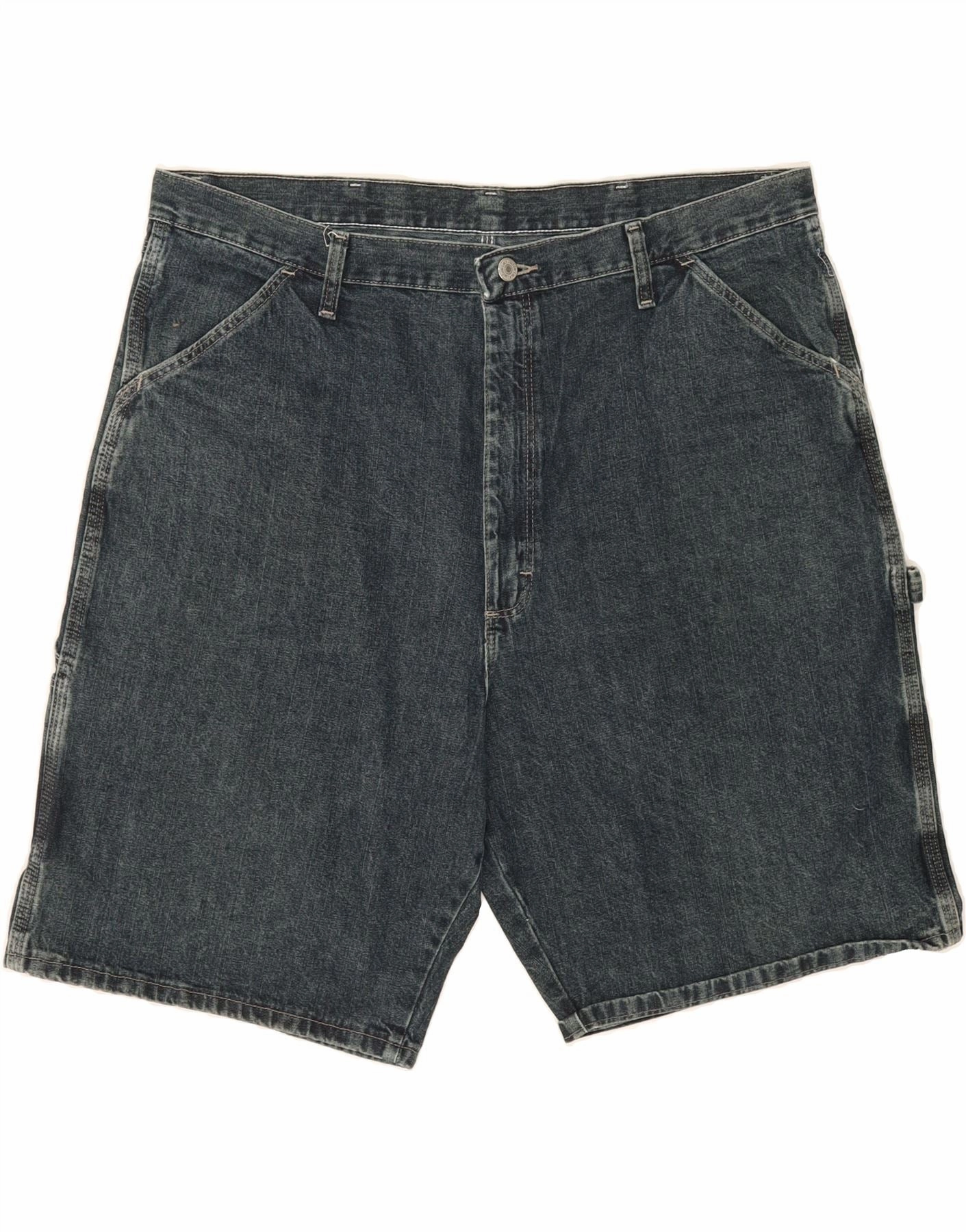 Outdoor Apparel AntiStaticCoating WRANGLER Mens Cargo Denim Shorts W40 XL  Blue Cotton