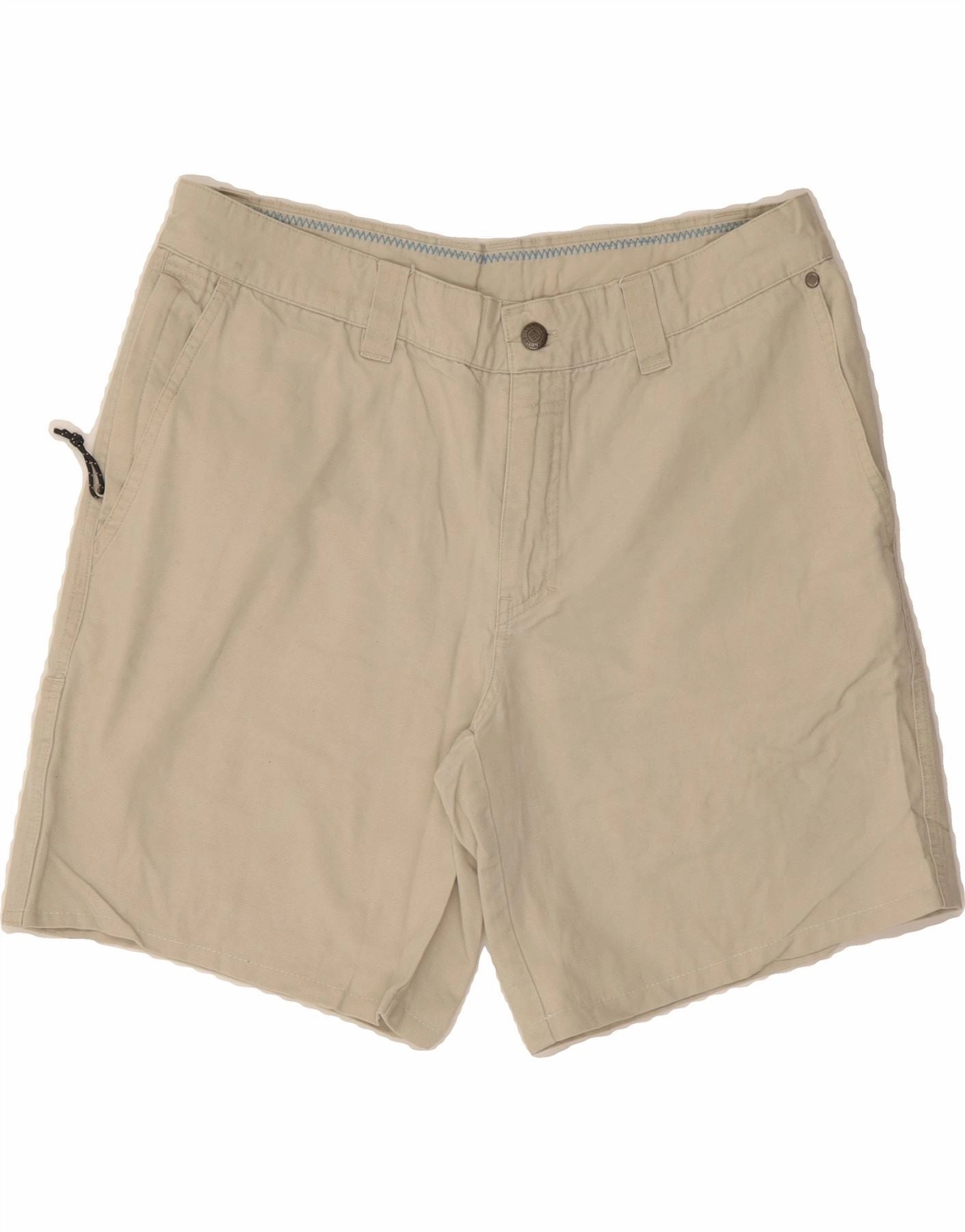 COLUMBIA Mens Cargo Shorts W32 Medium Beige Cotton Flexibility Built-In