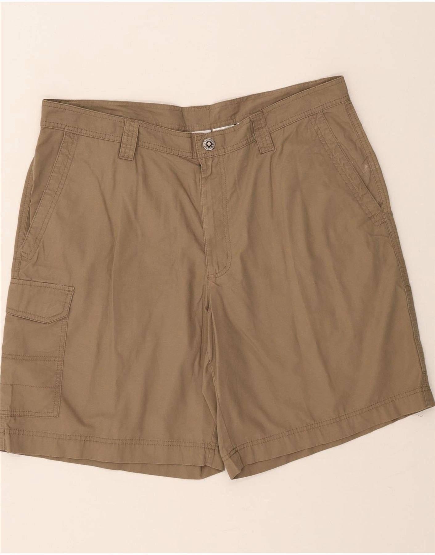Perfect Style COLUMBIA Mens Cargo Shorts W38 XL Khaki Cotton