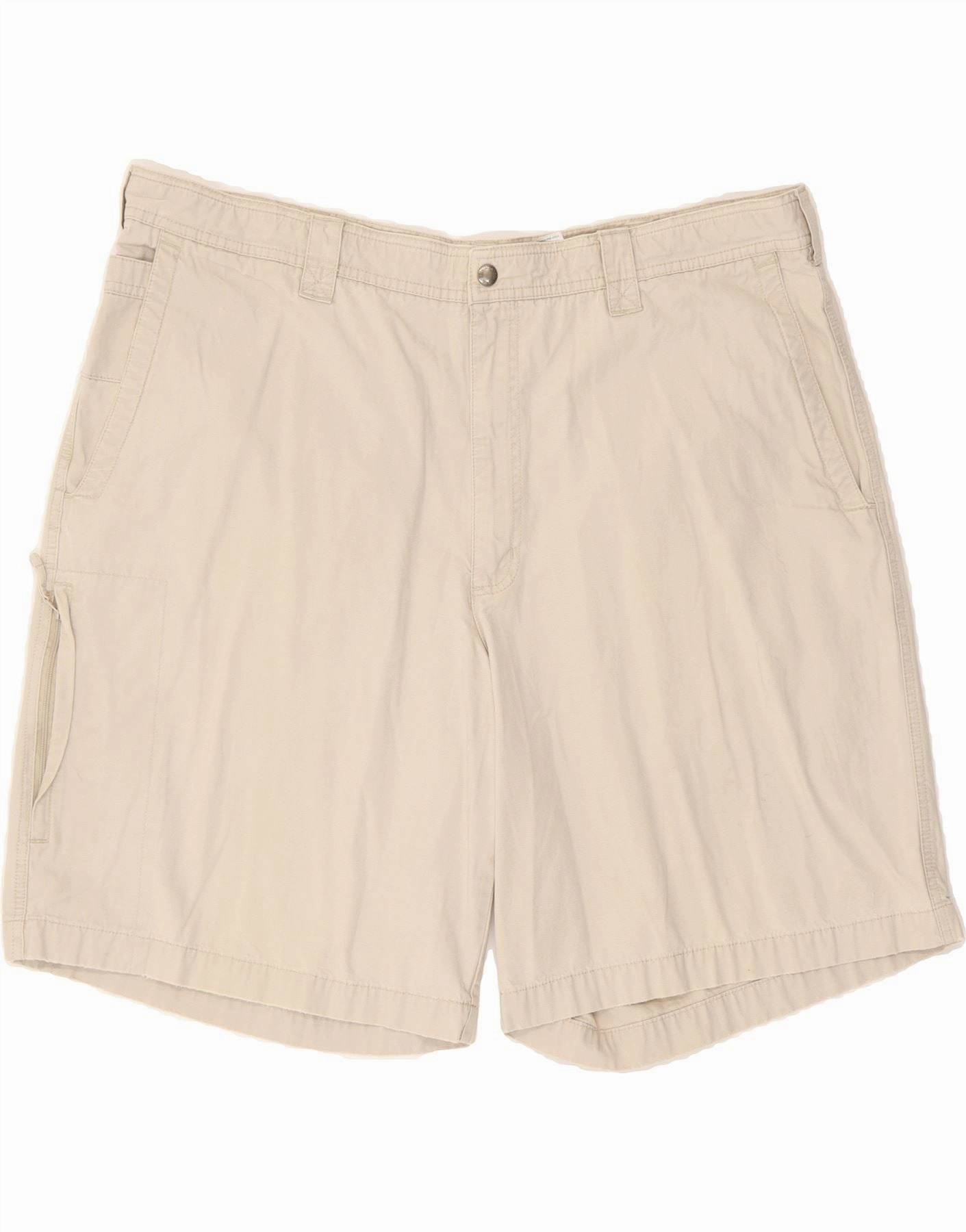 Sports Comfort High-End Quality COLUMBIA Mens Cargo Shorts  W42 2XL Grey Cotton