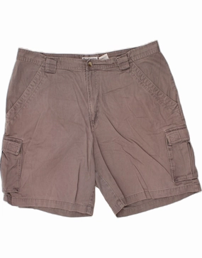 ZipperedSecurity COLUMBIA Mens Cargo Shorts W42 2XL Grey Cotton