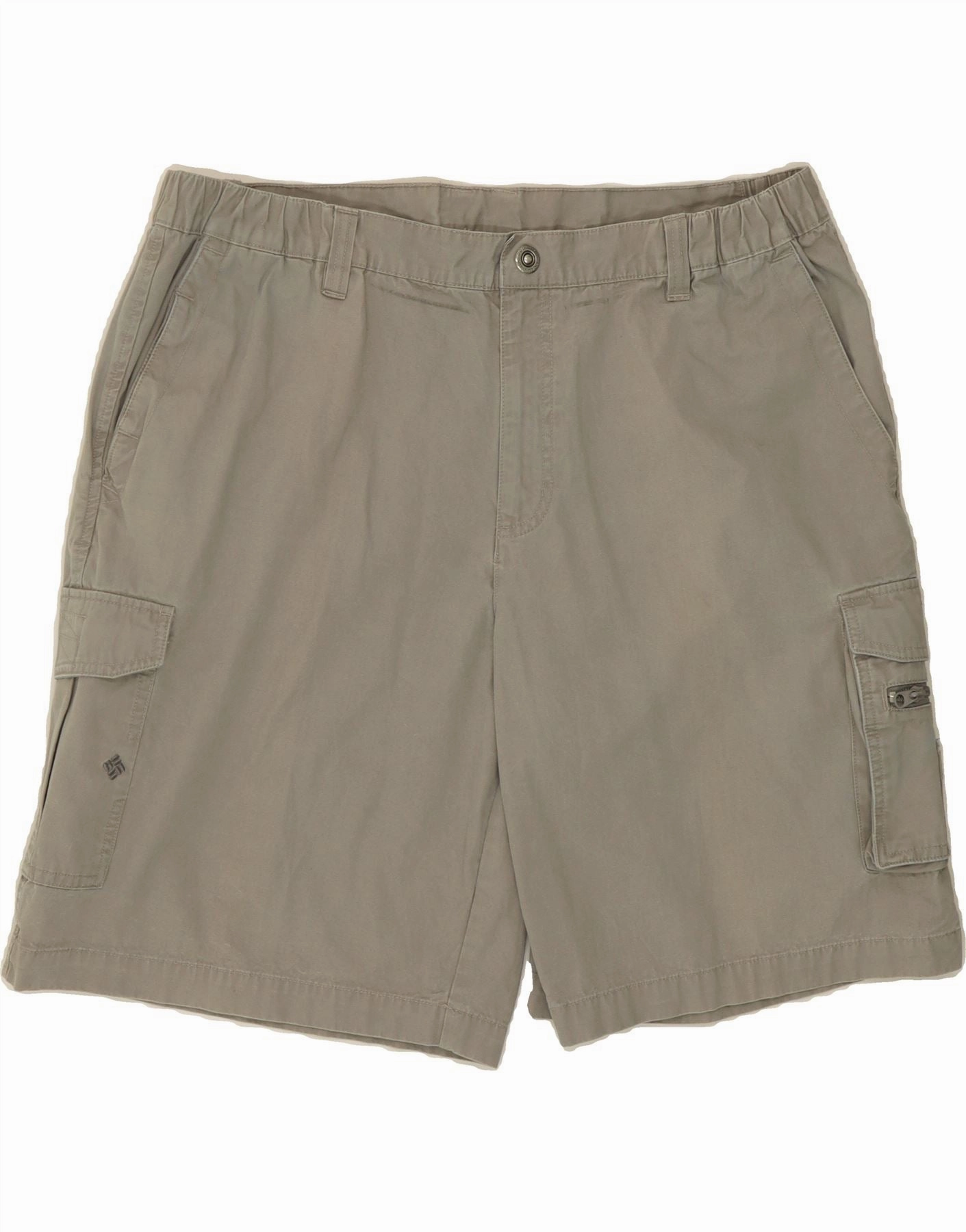 COLUMBIA Mens Cargo Shorts XL W40 Grey Cotton Sleepwear