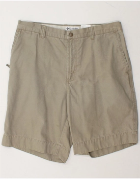 Anniversary Gift COLUMBIA Mens Chino Shorts W34 Large Grey Cotton