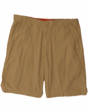 Modern Aesthetic COLUMBIA Mens Chino Shorts W36 Large Beige Cotton