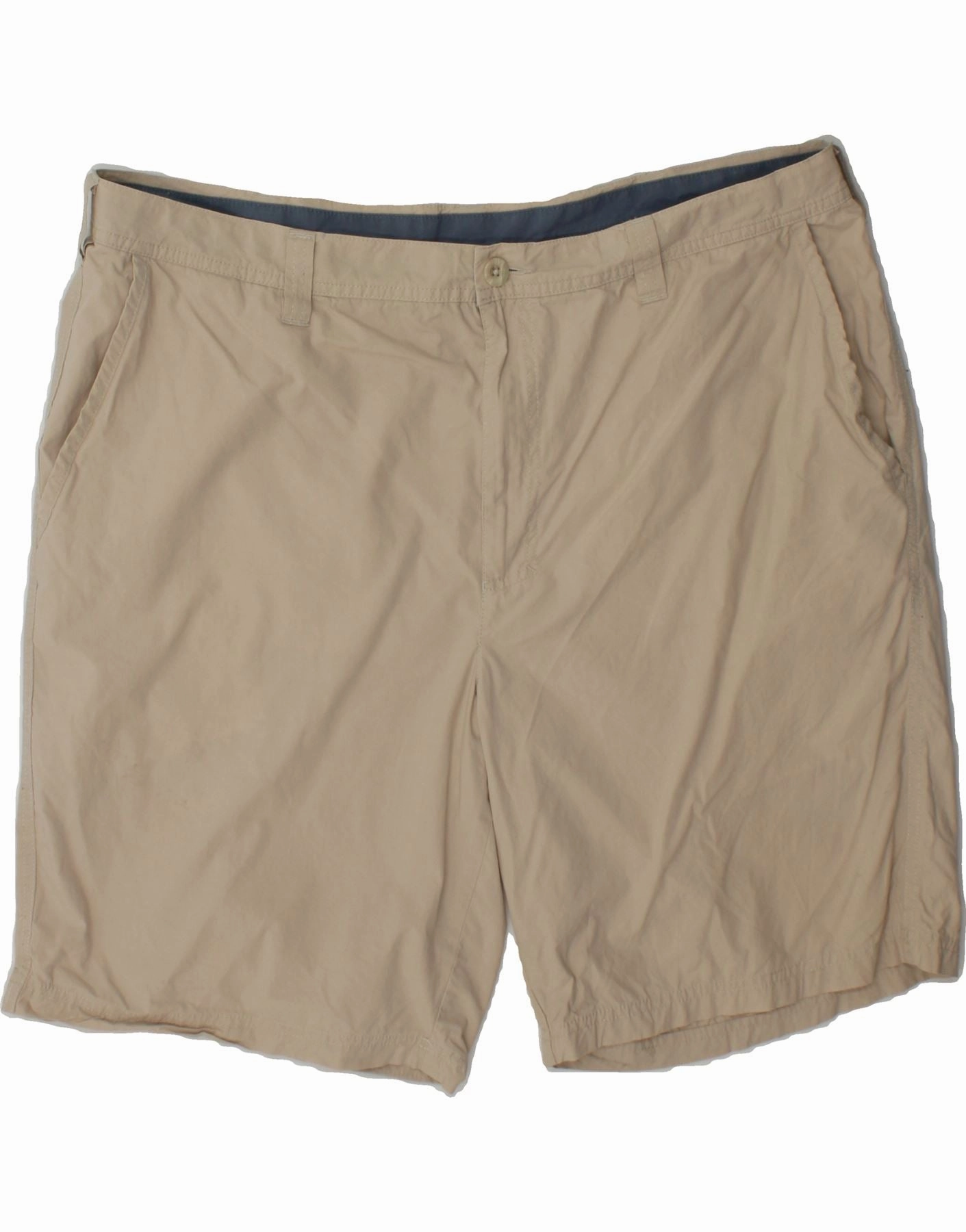 COLUMBIA Mens Chino Shorts W42 2XL Beige Cotton scarf Animal Print