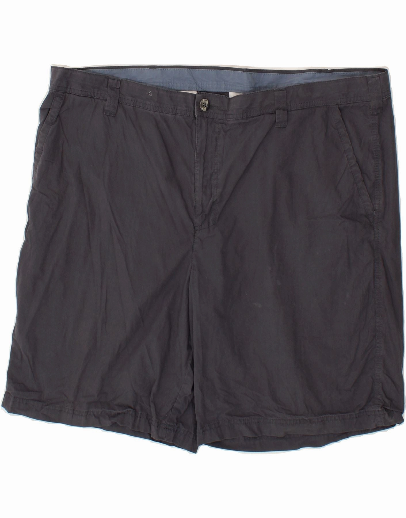 Casual Flex Fit Rubberized Waist Grip COLUMBIA Mens Chino Shorts W44 2XL Grey Cotton