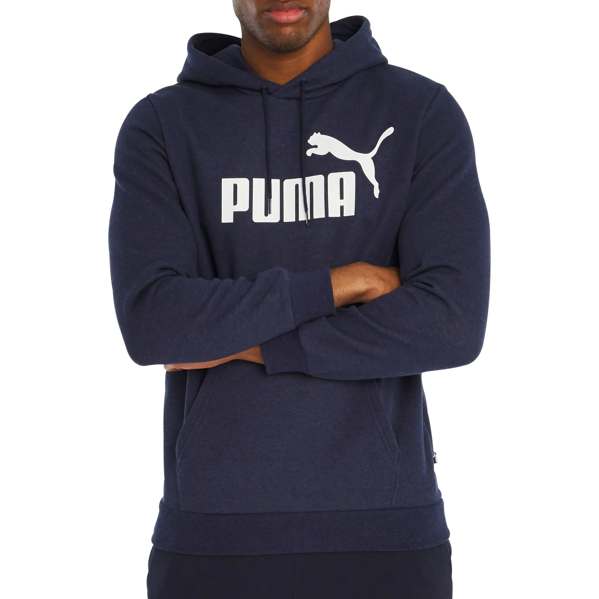 Puma Essential Heather Mens Training Hoody - Blue Date Night Casual Surfing wear