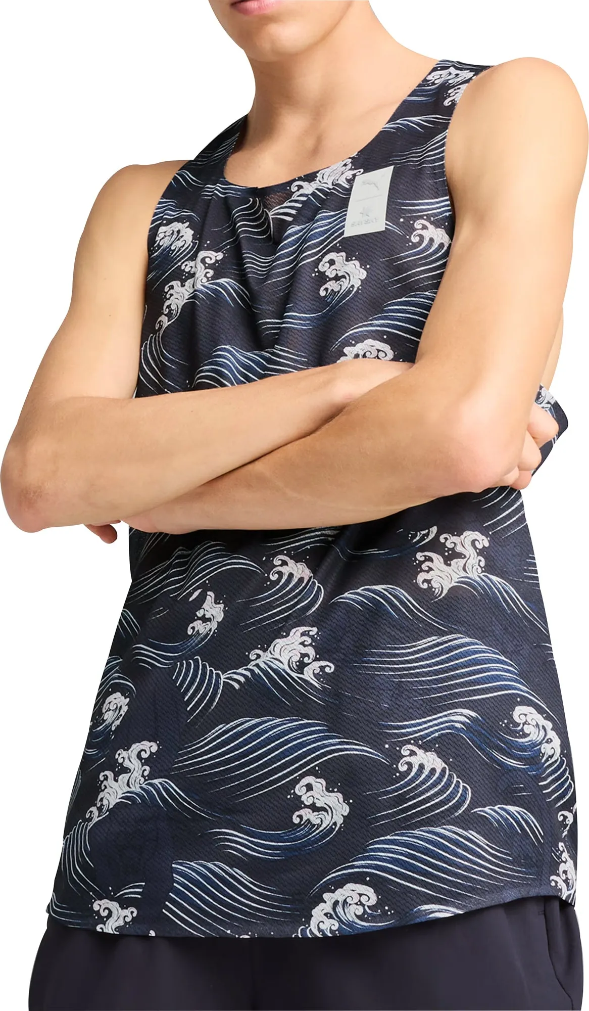 Puma X SAYSKY Mens Running Vest - Blue Breathable Essentials