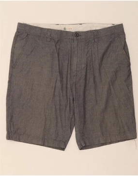 J. CREW Mens Chino Shorts W38 XL  Grey Cotton Flexible Waistline