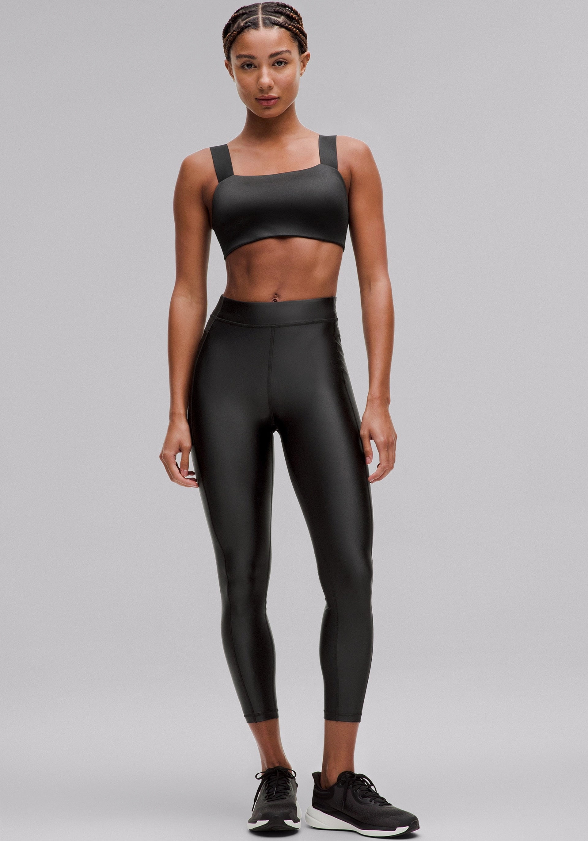 Tailored Fit Satin Shine High-Rise Tight 25"