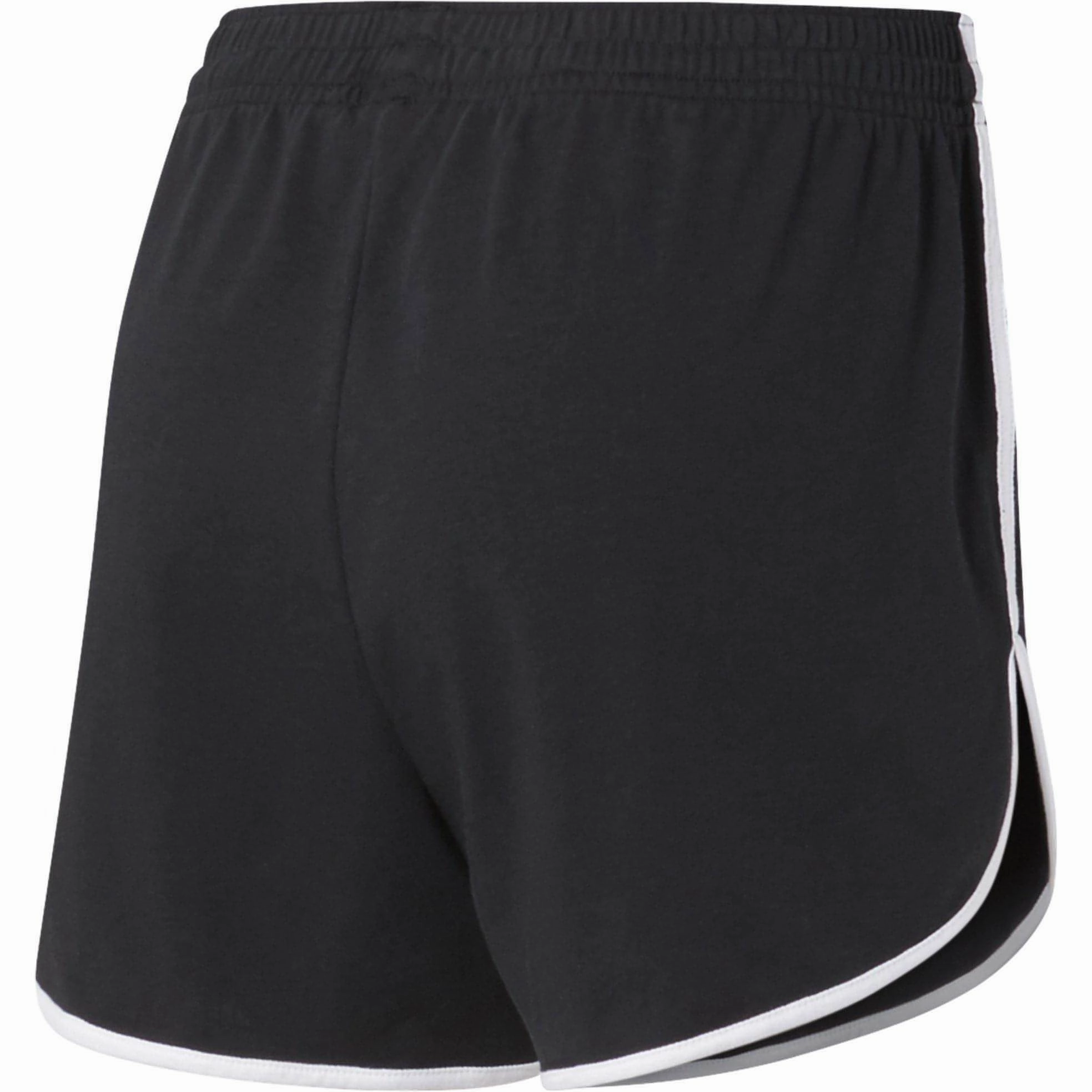 Anti Chafe Seamless Reebok Meet You There Womens Training Shorts - Black
