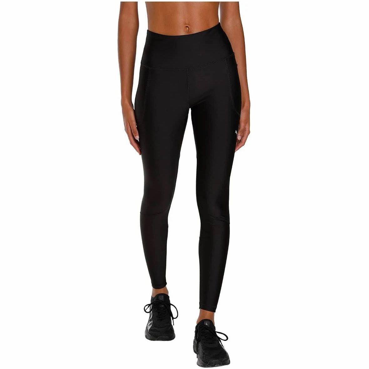 Flexible Wear Puma Run Ultraform Womens Long Running Tights - Black