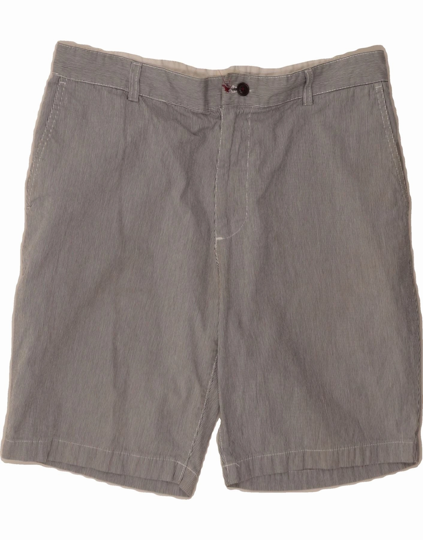 Breathable layers UV Protection DOCKERS Mens Cargo Shorts W36 Large Navy Blue Pinstripe Cotton