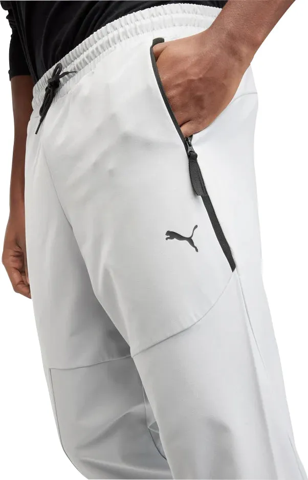 Puma Tech Woven Mens Track Pants - Grey Slim Silhouette