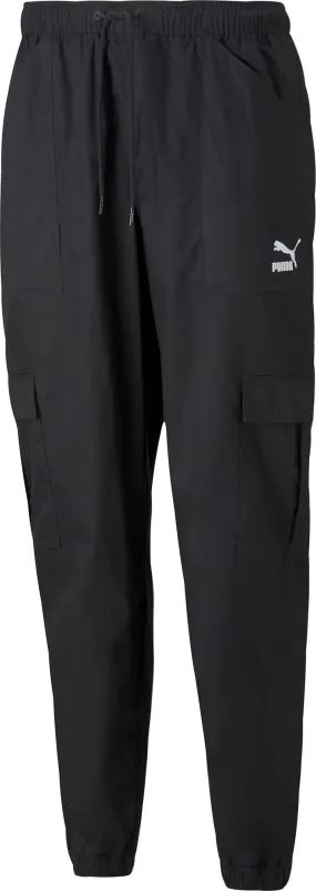 Loose cut All Day Wear Puma Classics Mens Cargo Pants - Black