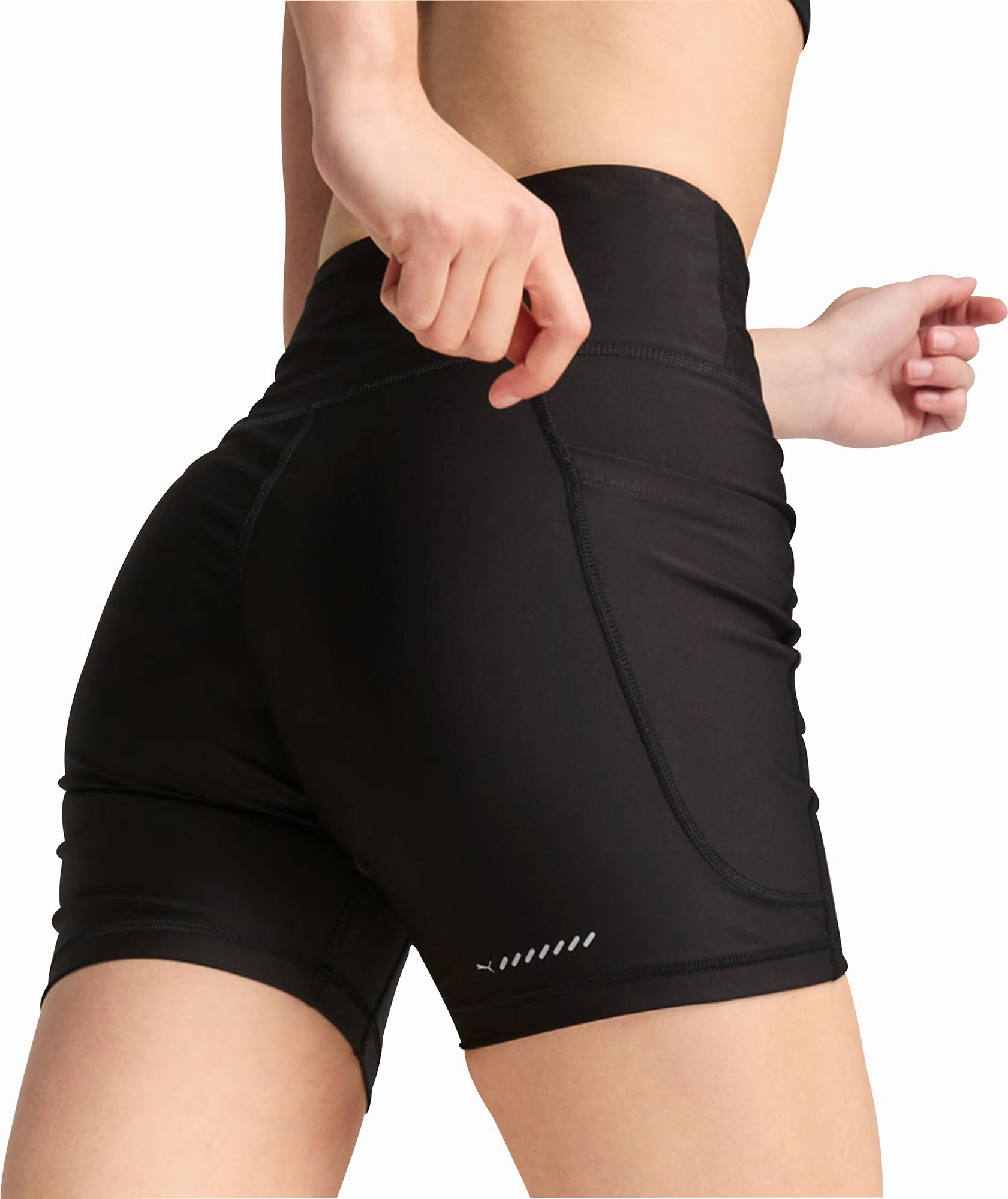 For Teens Skin Friendly Outdoor Lover Dance Studio Puma Velocity 5 Inch Womens Short Running Tights - Black