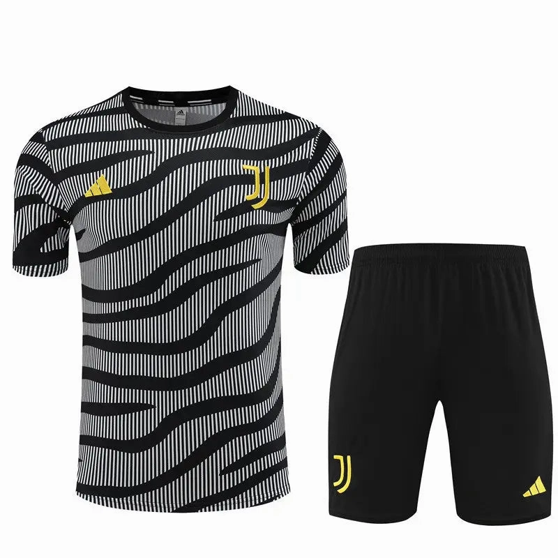 futuristic Juventus Short Sleeve Training Suit For Men T-shirt/short
