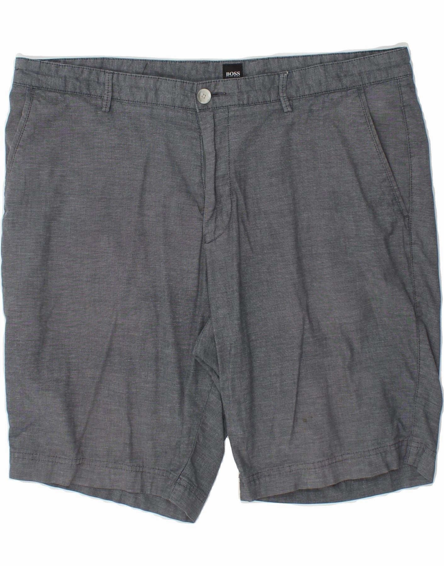 Comfortable Flex HUGO BOSS Mens Chino Shorts IT 54 2XL W38  Blue Cotton