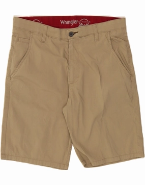 Unisex style WRANGLER Mens Chino Shorts W33 Medium  Beige Cotton