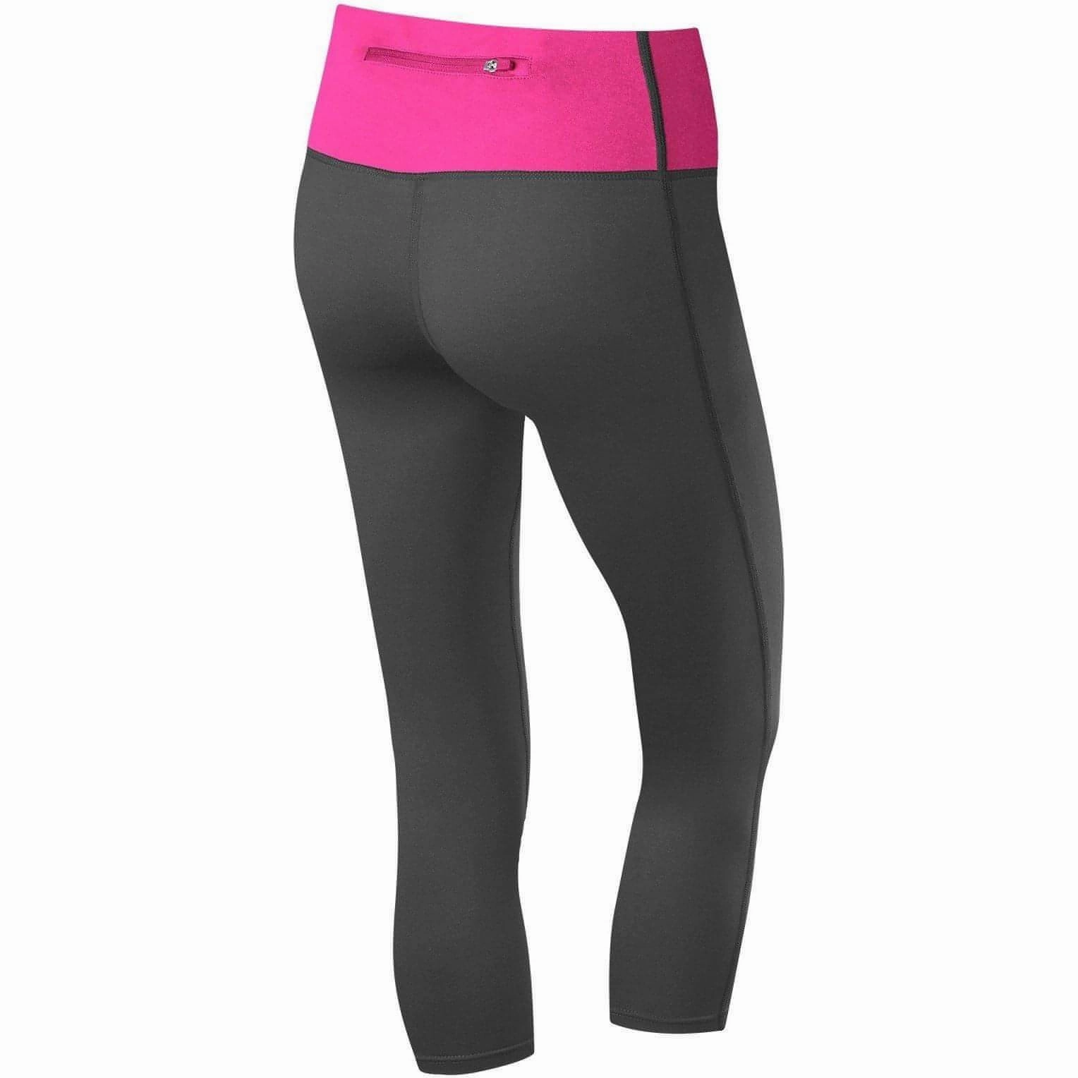 Air Comfort For Adults Home Lounge TCA Pro Performance Supreme Womens 3/4 Capri Running Tights - Grey