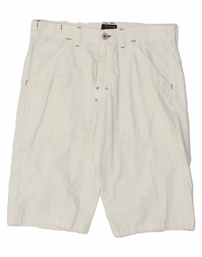Stretchable jumpsuit ENERGIE Mens Chino Shorts W32 Medium White Cotton