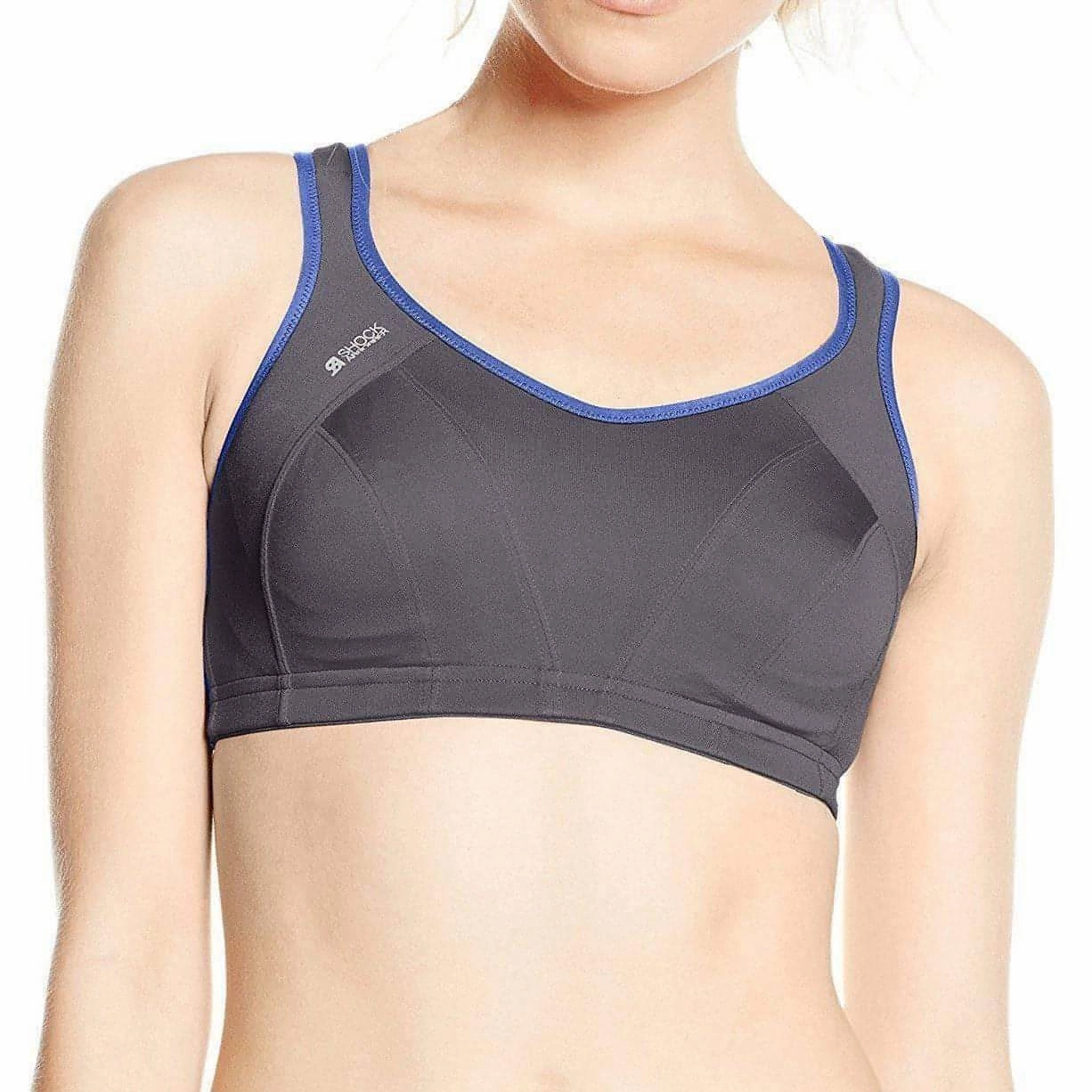 Girls' Shock Absorber Active Support Womens Sports Bra - Grey