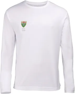 Comfort Style Comfy Fit Layer More Mile Vision ESAA Long Sleeve Running Top - White