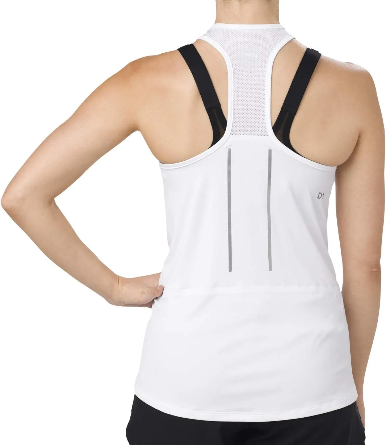 Asics Lite-Show Womens Running Vest Tank Top - White Anti - wear pollution - prevention function