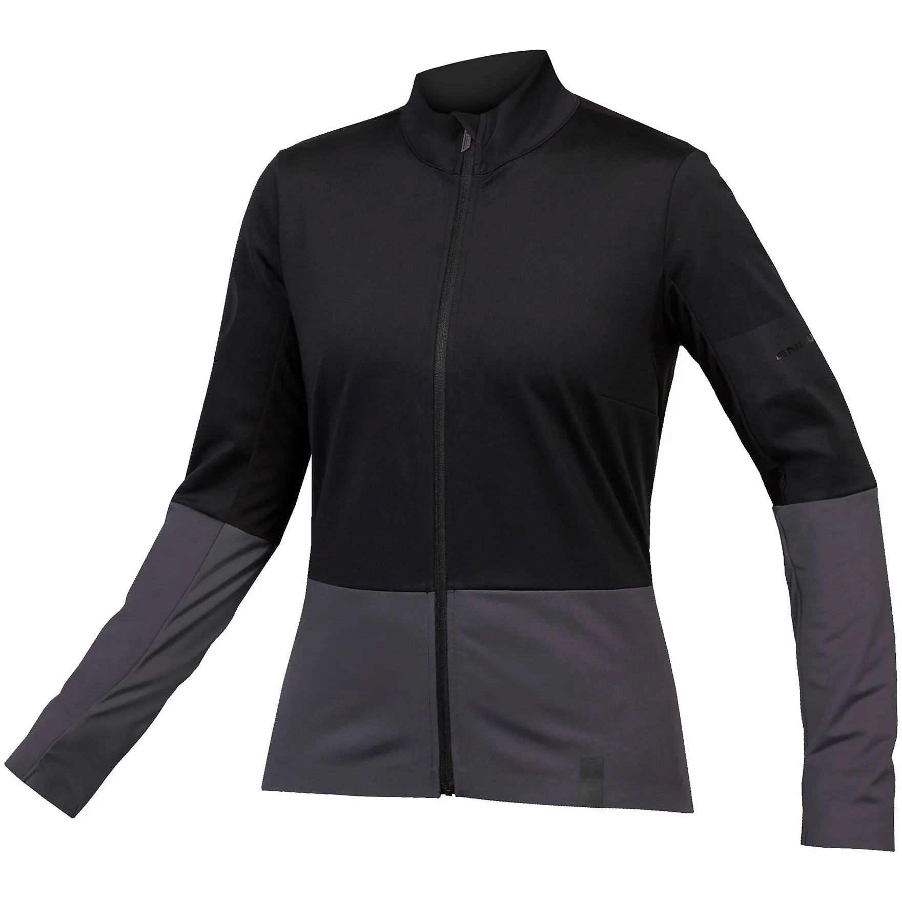 Endura FS260-Jetstream Long Sleeve Womens Cycling Jersey - Black Anti microbial coating Anti Odor Treatment