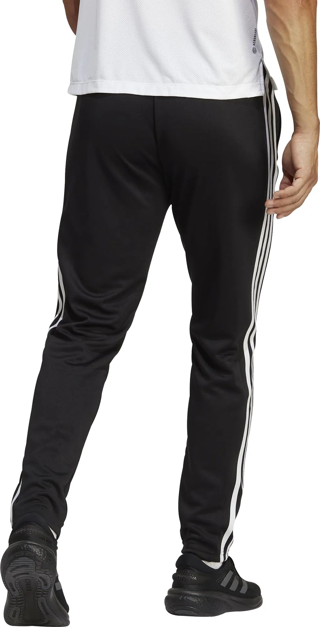 adidas Train Essentials 3 Stripes Mens Training Joggers - Black Modern Edge Flexible Layer