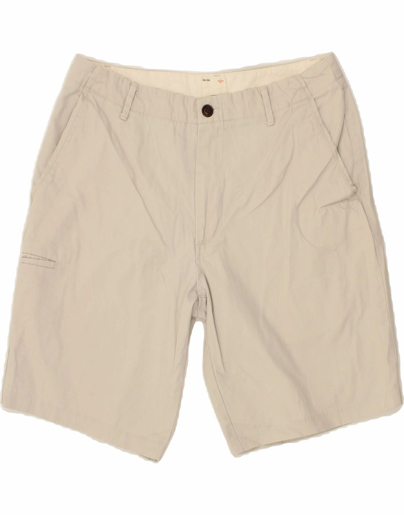 DOCKERS Mens Cargo Shorts W32 Medium Beige Cotton Chill Vibes Static Free Finish