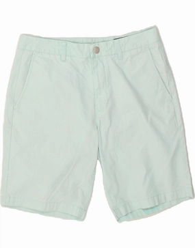 Sporty Style Ergonomic Panel Design BONOBOS Mens Chino Shorts W32 Medium  Turquoise Cotton