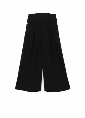 DOUBLE SATIN FLARE PANTS Durable Construction Simple Style