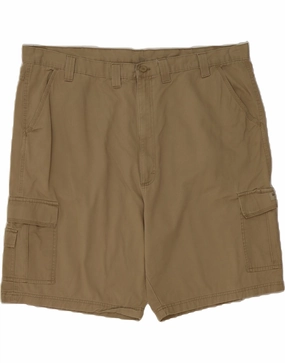 WRANGLER Mens Cargo Shorts W46 3XL Beige Cotton Everyday Feel Fitness Enthusiast