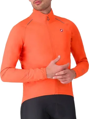 Castelli Emergency 3 Rain Mens Cycling Jacket - Orange Ring Heat Resistant Layer