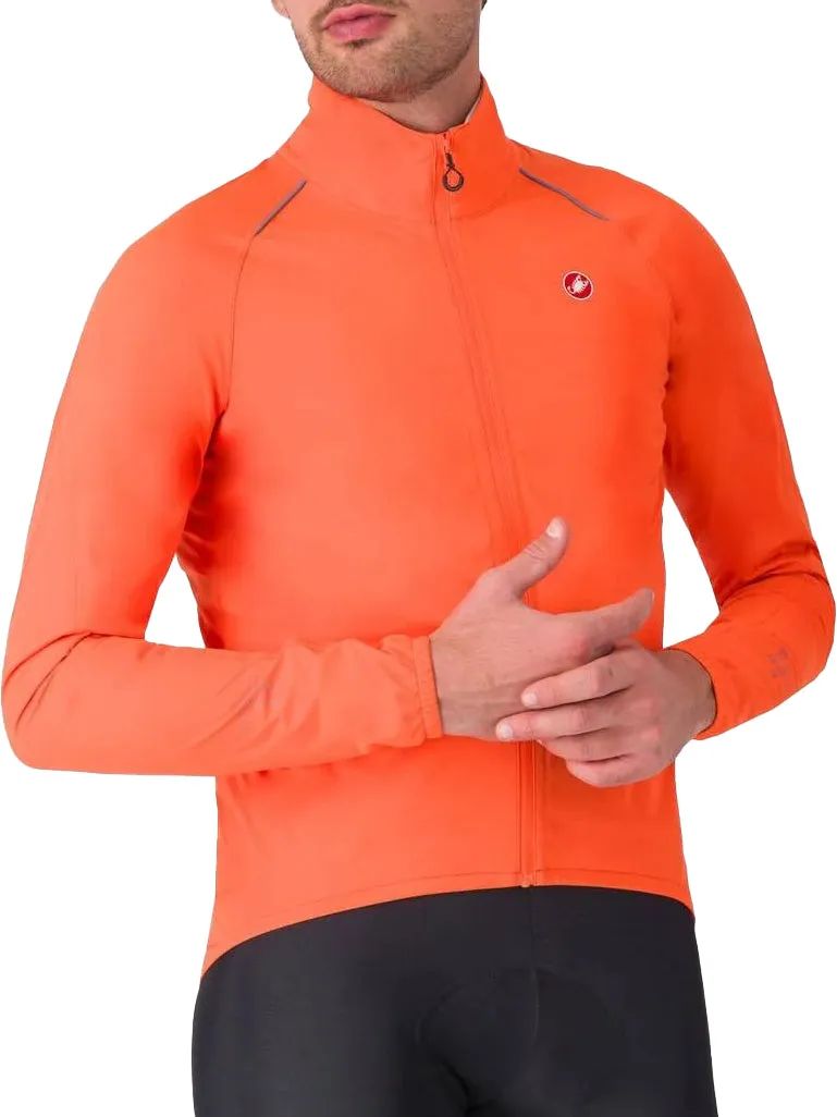 high-end Castelli Emergency 3 Rain Mens Cycling Jacket - Orange