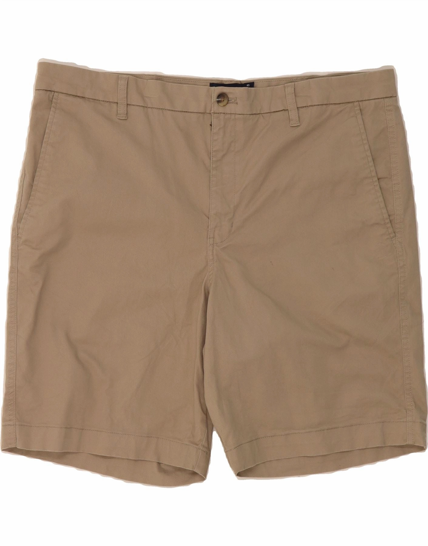 CHAPS Mens Chino Shorts W40 XL Beige Cotton QuickDryTechnology