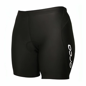 Orca Equip Womens Triathlon Shorts - Black Stretch Flex Non Binding Leg Openings